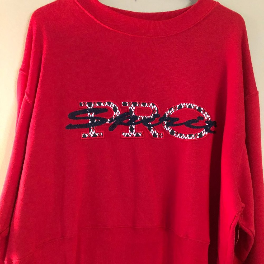 Pro Spirit women's red shortie athletic top Size L/XL
